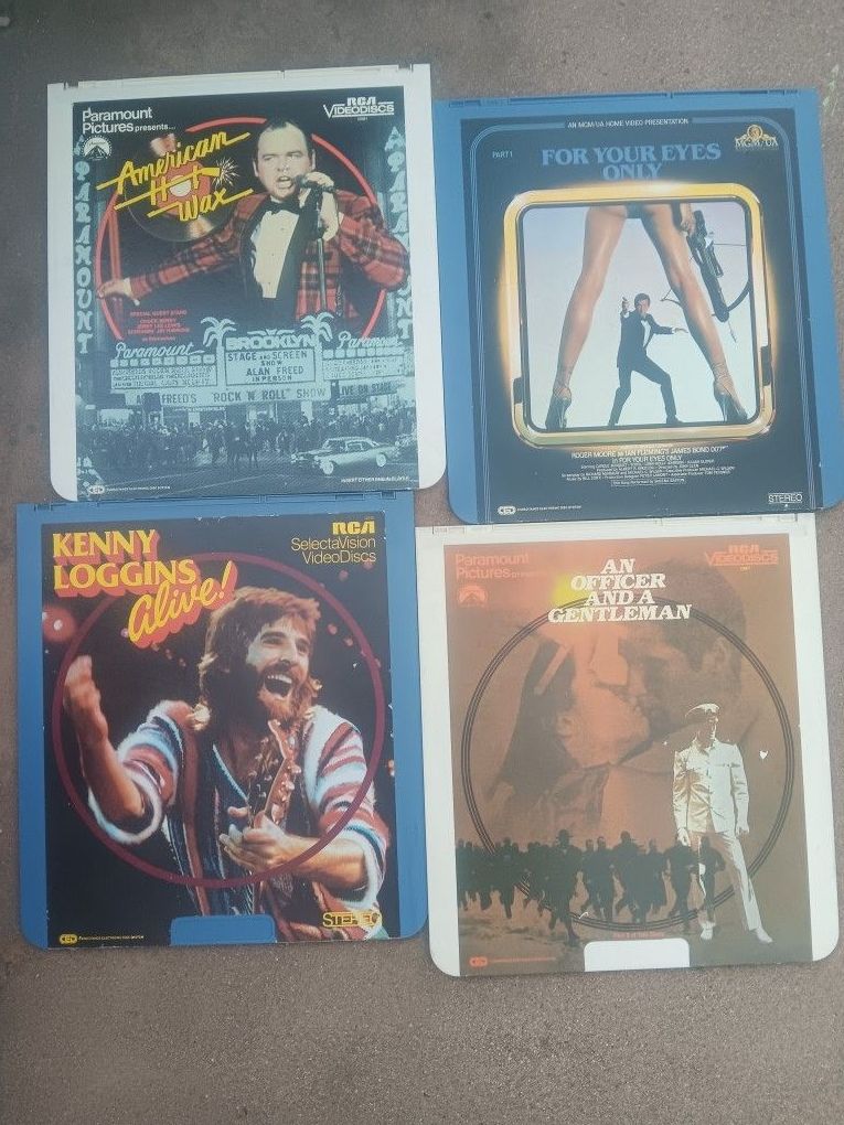 Videodisc, American Hot Wax, Officer Gentlman, Your Eyes Only, Kenny Loggins