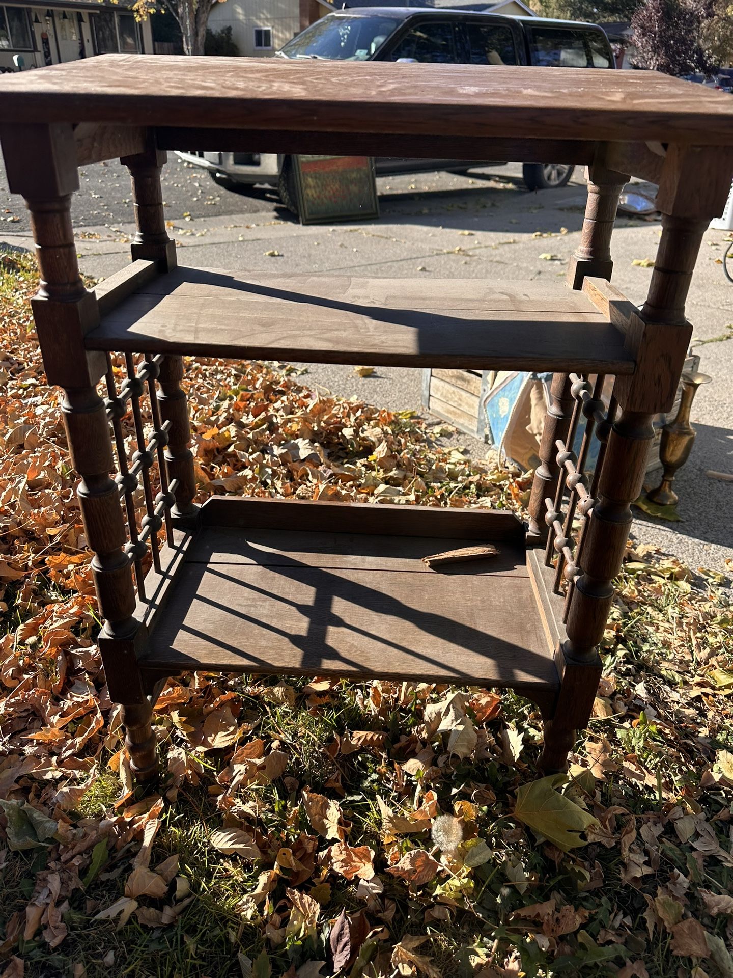 Unique Wizard Podium Or Book Shelf Antique