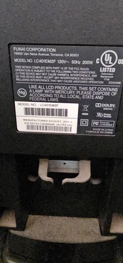 40" TV