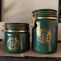 Starbucks ceramic storage canister