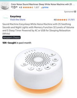 Sound Machine, Easy Sleep
