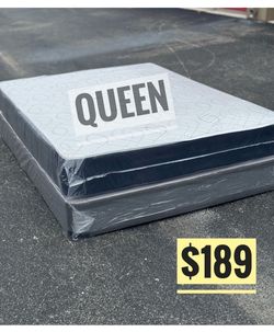 Queen Mattress Set – Medium – Brand New – Delivery Available 🚚