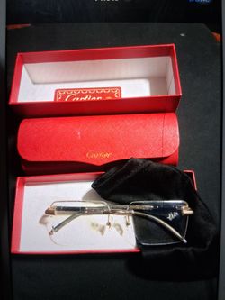 Cartier Rimless Eyeglasses with Case and Box