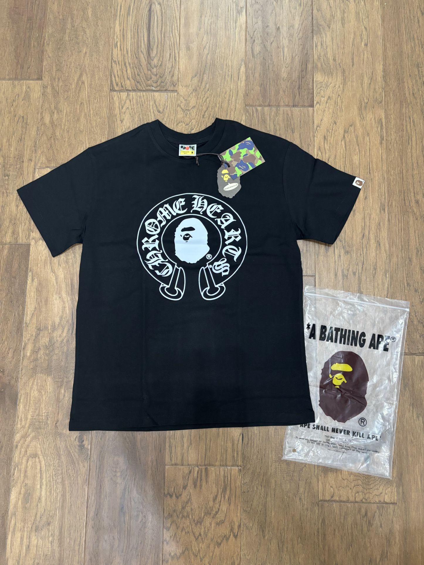 Chrome Hearts/BAPE shirt Size Small, Med, Large