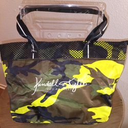 Kendall And Kylie Camouflage Tote Bag