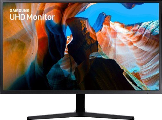 Samsung - UJ59 Series U32J590UQN 32" LED 4K UHD FreeSync Monitor (DisplayPort, HDMI)