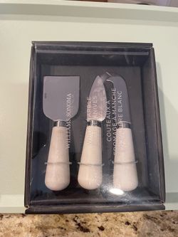 Williams Sonoma Marble Cheese Knives