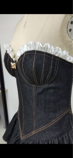 denim siren mini dress