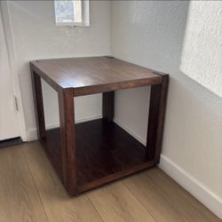 End Table, Solid Wood