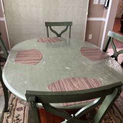 table set with sofa