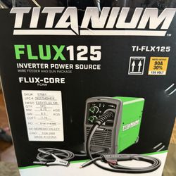 Titanium Flux 125 Welder Brand New