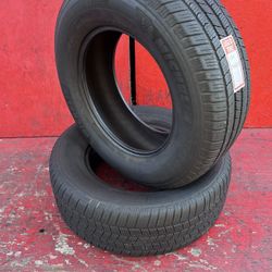 275/65R18 MICHELIN DEFENDER LTX full pair 2 tires 