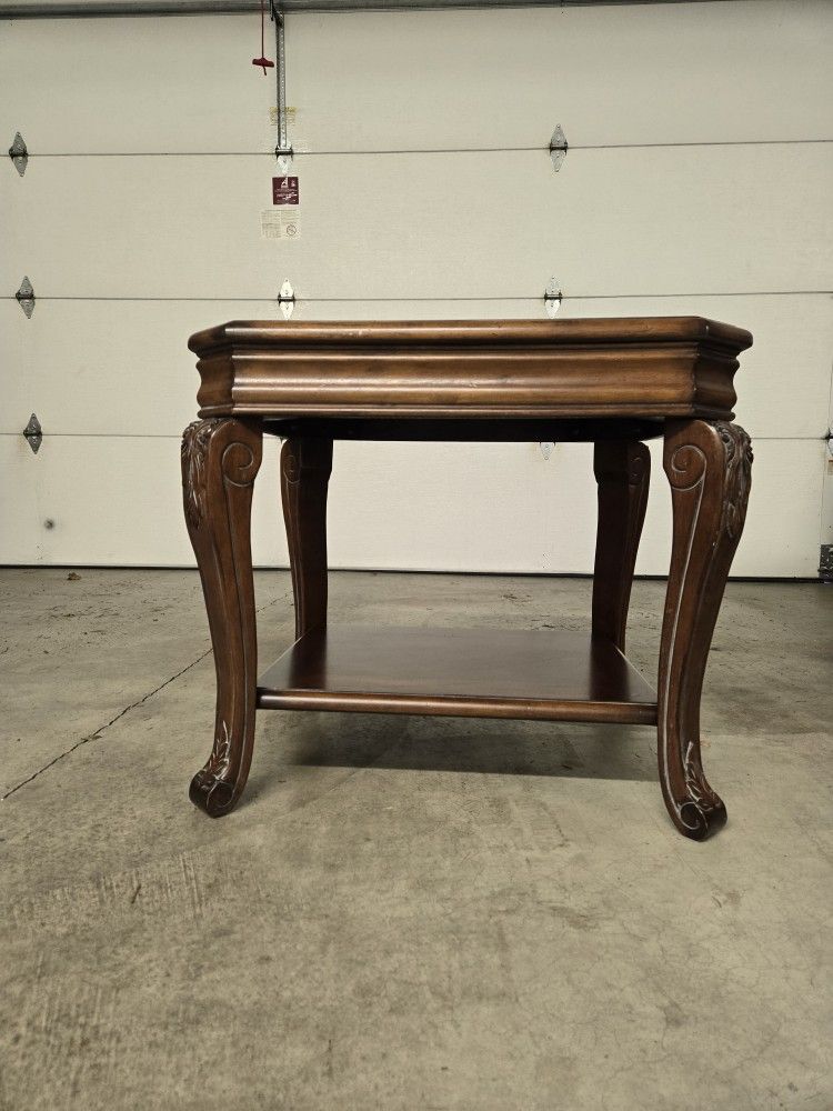 Solid Wood End Table