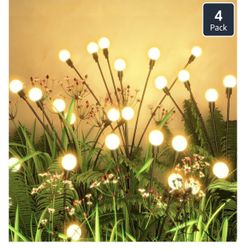 Solar Garden Lights Outdoor - 4 Pack