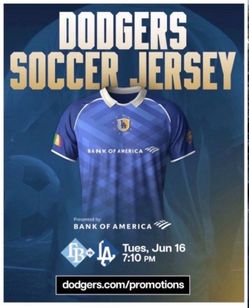 XL Dodgers Soccer Jersey from SGA