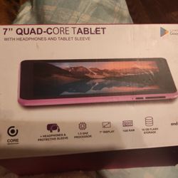 7" Quad-core tablet (Pink)