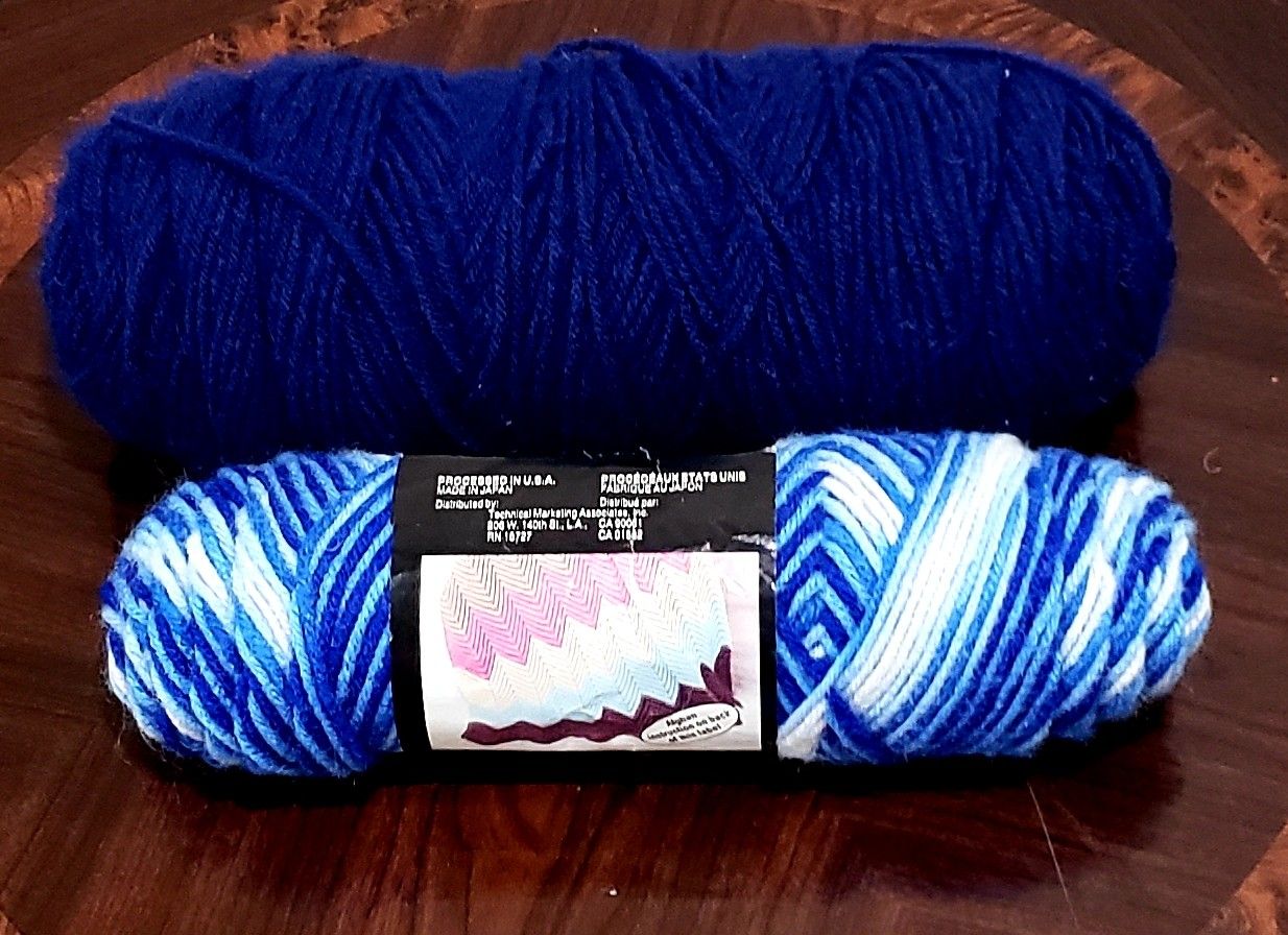 New Yarn ( navy taken out of packaging but not used)