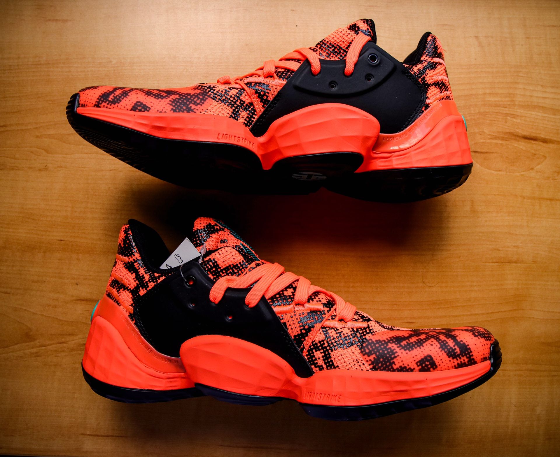 Adidas Harden Vol.4 Gila Monster Coral FV4151 Basketball Shoes Men