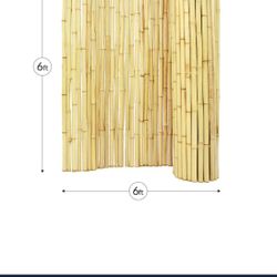 Fencing 6 Ft X 6ft Natural Bamboo Fencing 