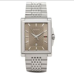 GUCCI G Timeless Swiss Quartz Stainless Steel Men’s Watch- Like NEW