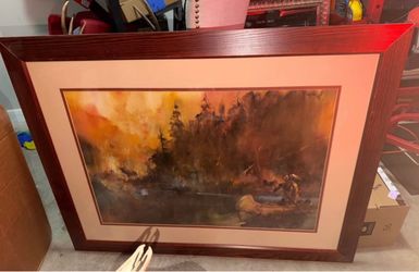 "Evening Rendezvous" Native American wall decor