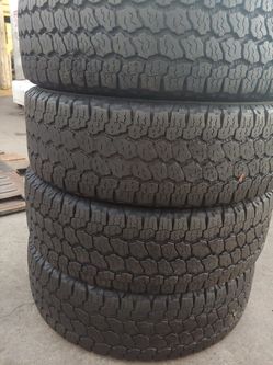 Great Used Set Of LT 275/70/18 Goodyear Wrangler