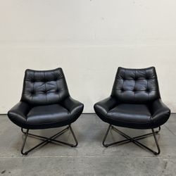 Moe’s Home Collection, Graduate Leather Lounge Chairs