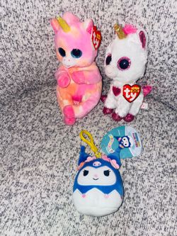 New plush lot ( TY Beanie Boos/ Squishmallows)