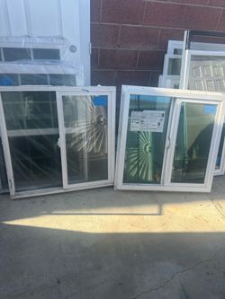 Brand new window and used window High 35 1/2 by width 35 1/2 New window $160 Used $110 Pick up in Sun Valley ca 91352 Cash only