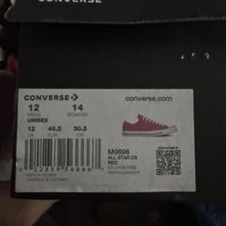Chuck Taylor’s Red