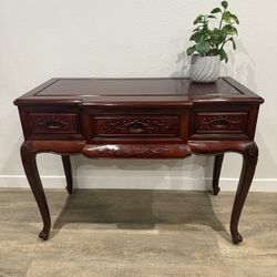 RADIANT console - rosewood - three drawers -  asian inspired - intricate detail - delivery available