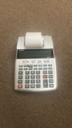 Canon P23-DHV 12-Digit Printing Calculator Adding Machine – Paper Roll – Business Office