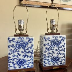 A pair of Lauren Ralph Lauren Avalon table lamps.