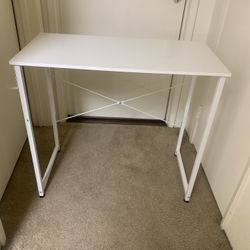 small white desk
