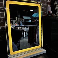 LED Tabletop Vanity Makeup Mirror 19X22