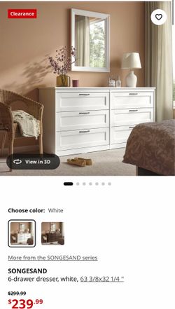 IKEA 6-drawer dresser
