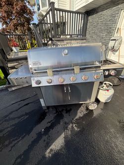 Weber genesis propane grill barbecue