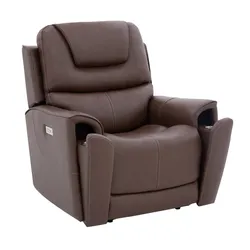 Weslin Leather Zero Gravity Power Recliner with Power Headrest