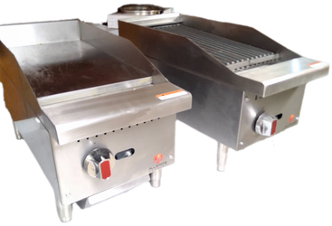Stainless char rock broiler