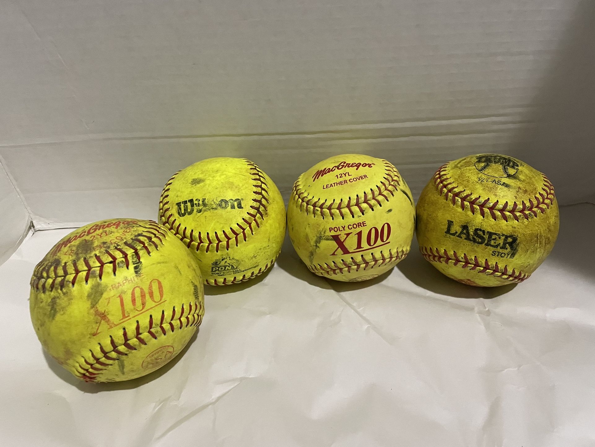 Mixed Lot Softballs