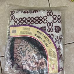 Cotton throw blanket 