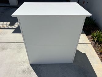 2 drawer farmhouse cabinet