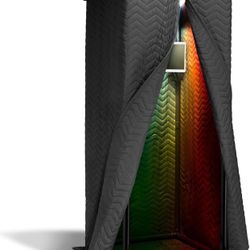 SnapStudio Ultimate Vocal Booth | Portable Sound Booth for Recording Echo-Free Vocals | 360 Reverb Stand-In Isolation Shield | Pro-Sound Blankets | Re