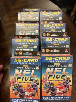 10 NFL Trading Cards Packs