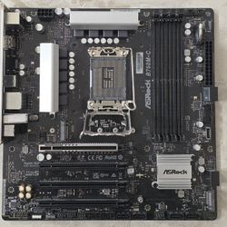 Asrock B760M-C m-ATX Motherboard. Firm Price. Great for NAS. Read Post. Cedar Mill area.