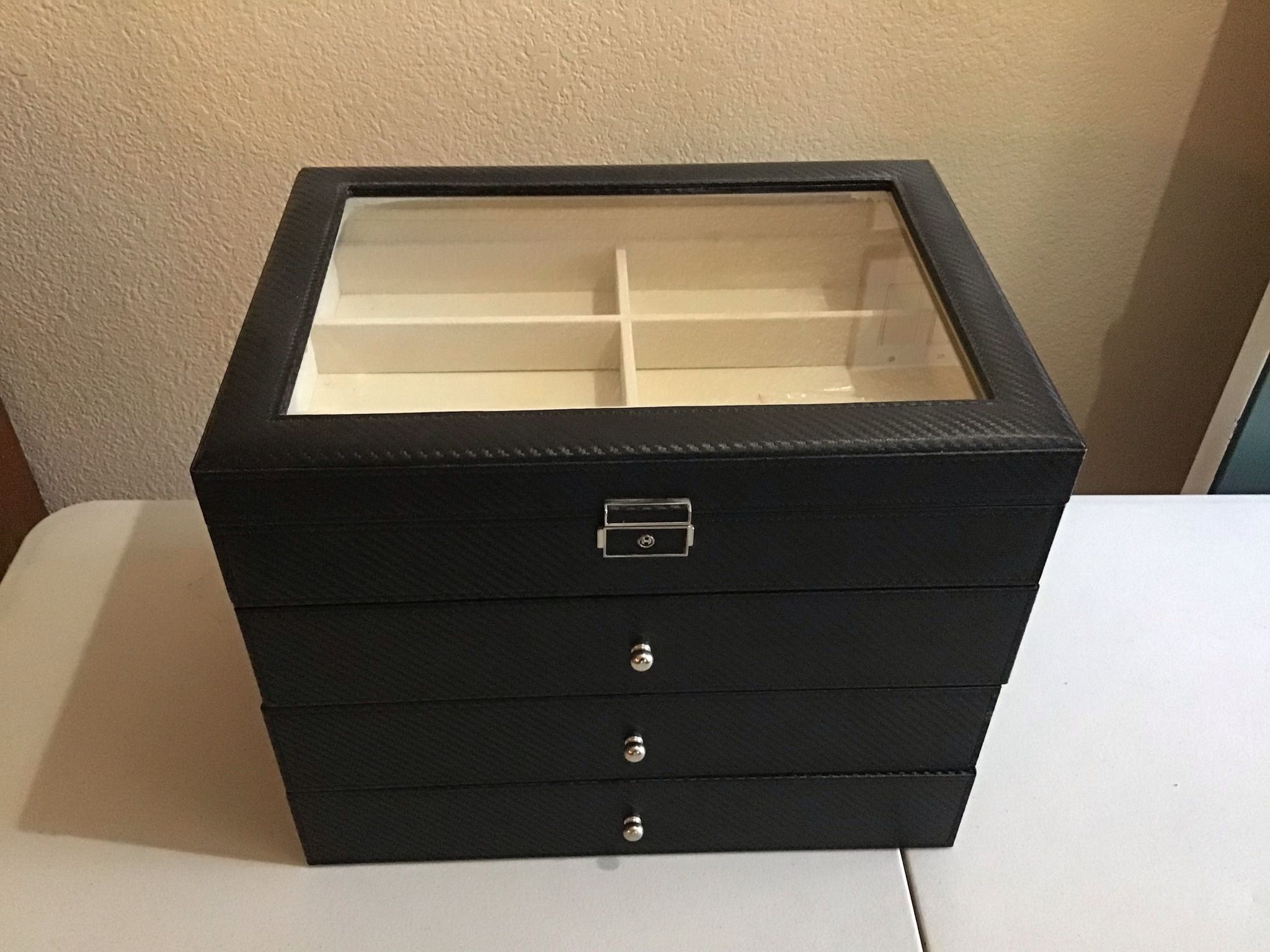 Sunglass Four Level Drawer Display Case