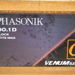 Alphasonik Venum Series Power Amplifier Mono Subwoofer Amp 4800 Watts Bass System V2400.1D 🚨 No Credit Needed 🚨 Payment Options Available 🚨 