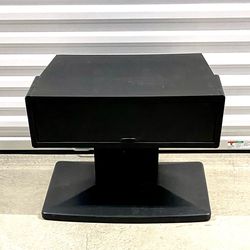 Mitsubishi TV Stand, Swivels W/Component Compartment