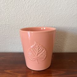 Small Pink Ceramic Plant Pot