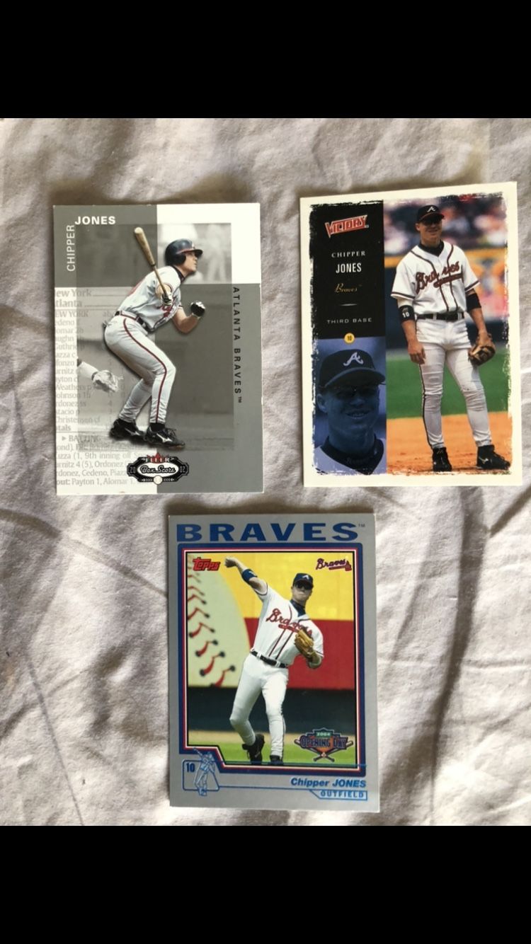 I have basically the whole late 90s to early 2000 ATLANTA BRAVES baseball cards it wouldnt let me post all of them